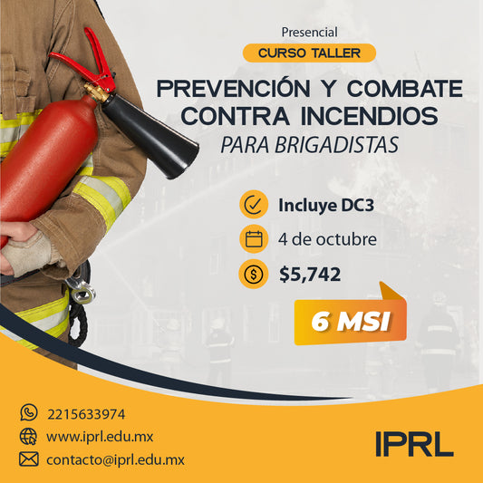 04 de Octubre - Prevención y Combate Contra Incendios   Para Brigadistas