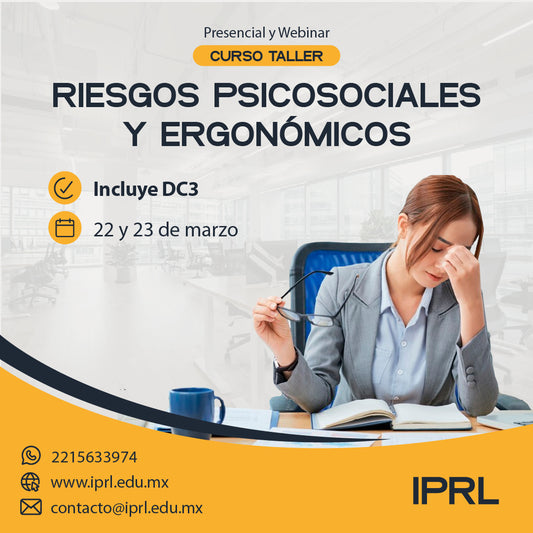 22 y 23 de Marzo - Factores de Riesgos Psicosocial y Ergonómicos